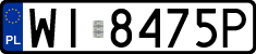 License plates of Poland, Regular car plates