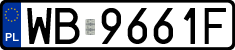 License plates of Poland, Regular car plates