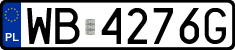 License plates of Poland, Regular car plates