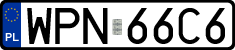 License plates of Poland, Regular car plates