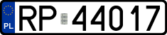 License plates of Poland, Regular car plates