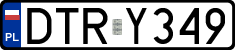 License plates of Poland, Regular car plates