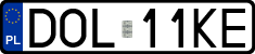 License plates of Poland, Regular car plates