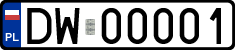 License plates of Poland, Regular car plates