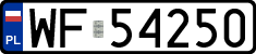 License plates of Poland, Regular car plates