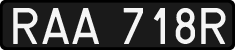 License plates of Poland, 1976 year system