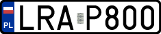 License plates of Poland, Regular car plates