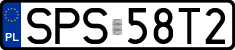 License plates of Poland, Regular car plates