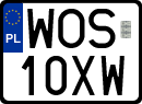 License plates of Poland, Special vehicles and motorcycles
