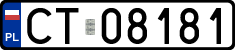 License plates of Poland, Regular car plates