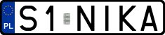 License plates of Poland, Vanity Plates