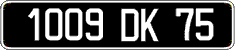French license plate, FNI