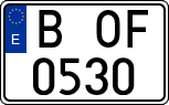 License plates of Spain, 1971 year series