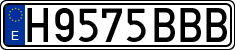 License plates of Spain, Specialty plates