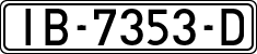 License plates of Spain, 1971 year series