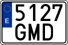 License plates of Spain, Ordinary (2000)