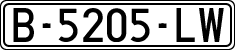 License plates of Spain, 1971 year series