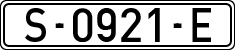 License plates of Spain, 1971 year series