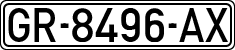 License plates of Spain, 1971 year series
