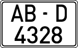 License plates of Spain, 1971 year series