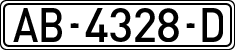License plates of Spain, 1971 year series