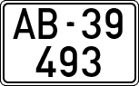 License plates of Spain, 1900 year series