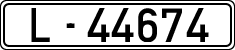 License plates of Spain, 1900 year series