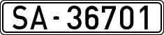 License plates of Spain, 1900 year series