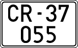 License plates of Spain, 1900 year series