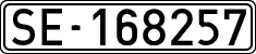 License plates of Spain, 1900 year series