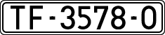 License plates of Spain, 1971 year series