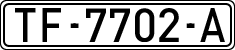 License plates of Spain, 1971 year series