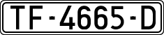 License plates of Spain, 1971 year series