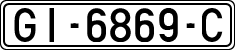 License plates of Spain, 1971 year series