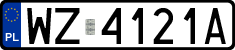 License plates of Poland, Regular car plates