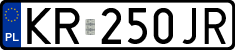 License plates of Poland, Regular car plates