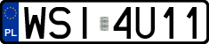 License plates of Poland, Regular car plates