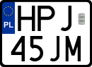 License plates of Poland, Authorities