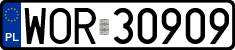 License plates of Poland, Regular car plates