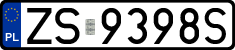 License plates of Poland, Regular car plates