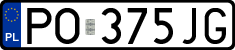License plates of Poland, Regular car plates