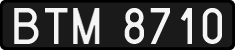 License plates of Poland, 1976 year system