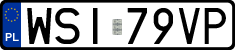 License plates of Poland, Regular car plates