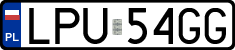 License plates of Poland, Regular car plates