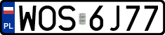 License plates of Poland, Regular car plates