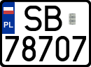 License plates of Poland, Regular car plates