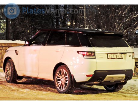 х777вк43, Land Rover Range Rover Sport