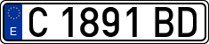 License plates of Spain, 1971 year series