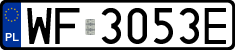 License plates of Poland, Regular car plates