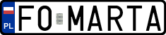 License plates of Poland, Vanity Plates